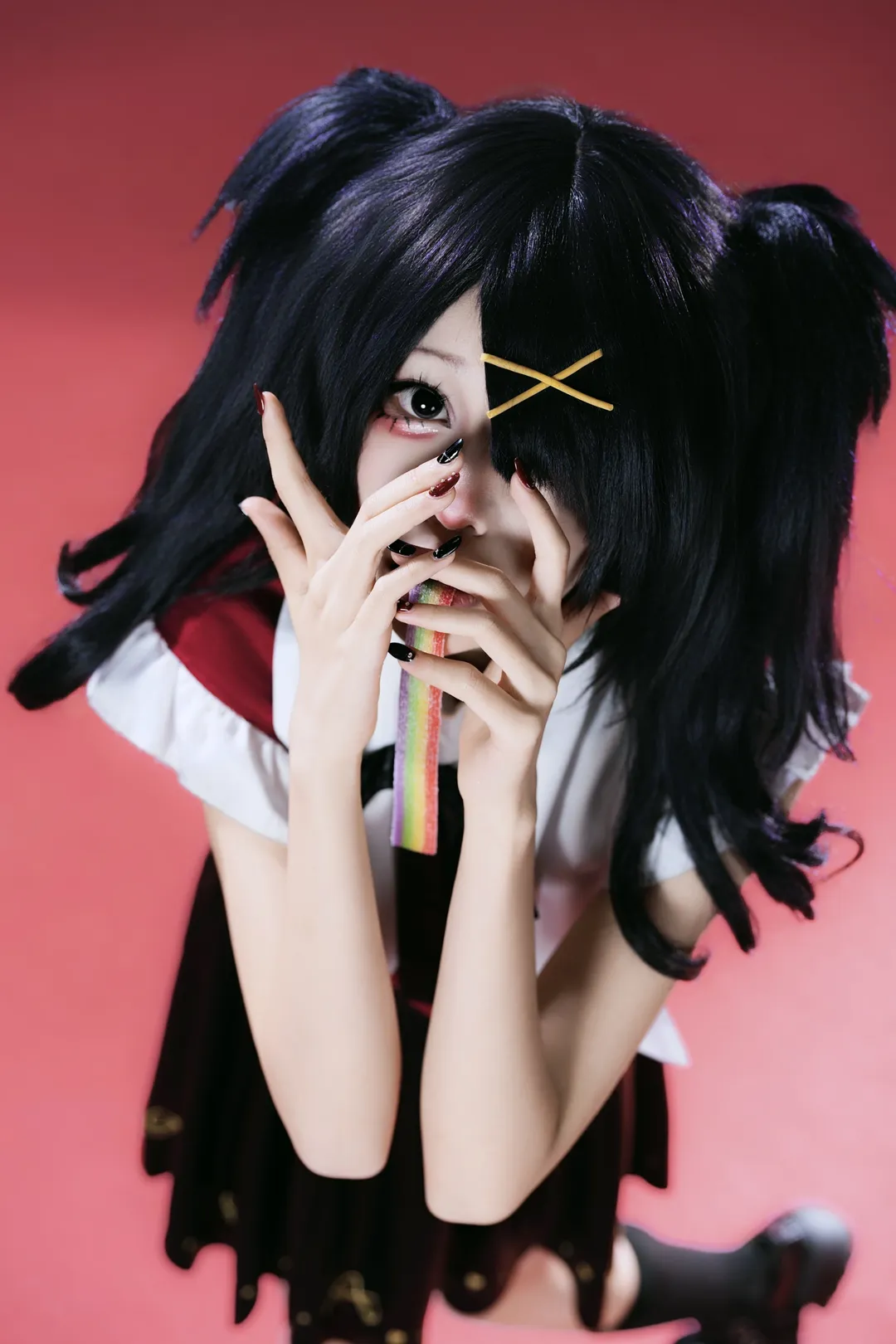 cosplay, 超天酱cos, 黑丝, 双马尾, 佛山漫展 - 第2张