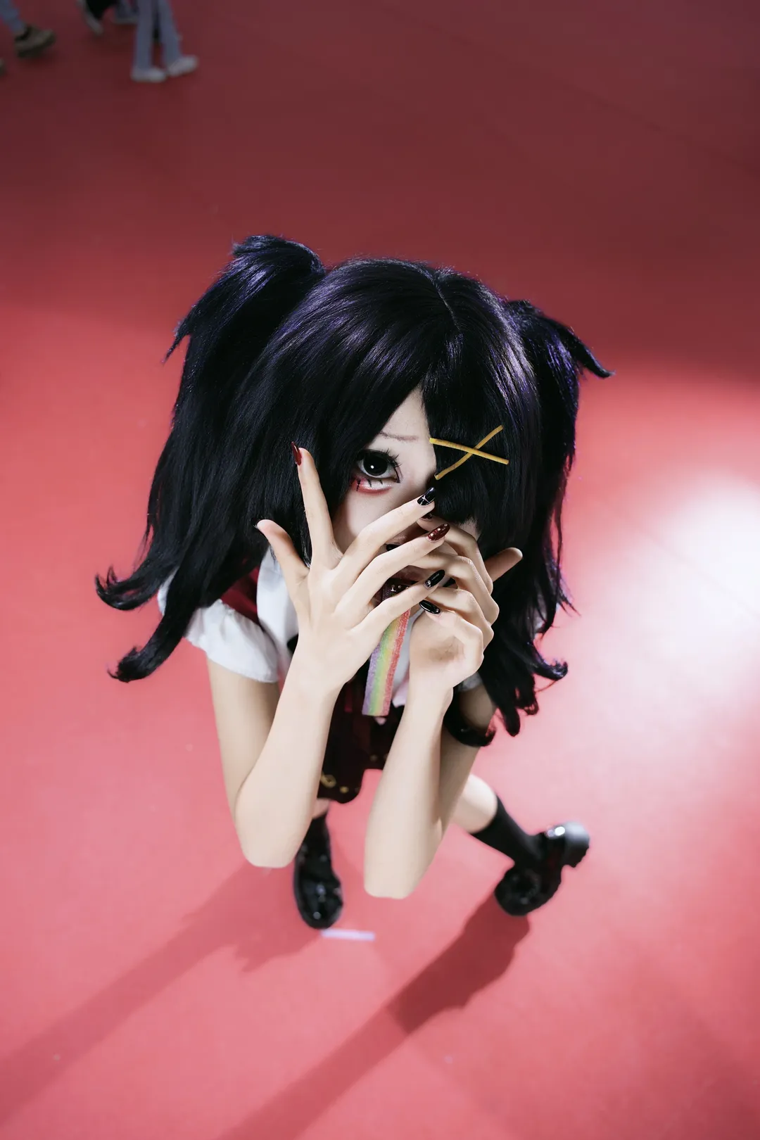 cosplay, 超天酱cos, 黑丝, 双马尾, 佛山漫展 - 第5张