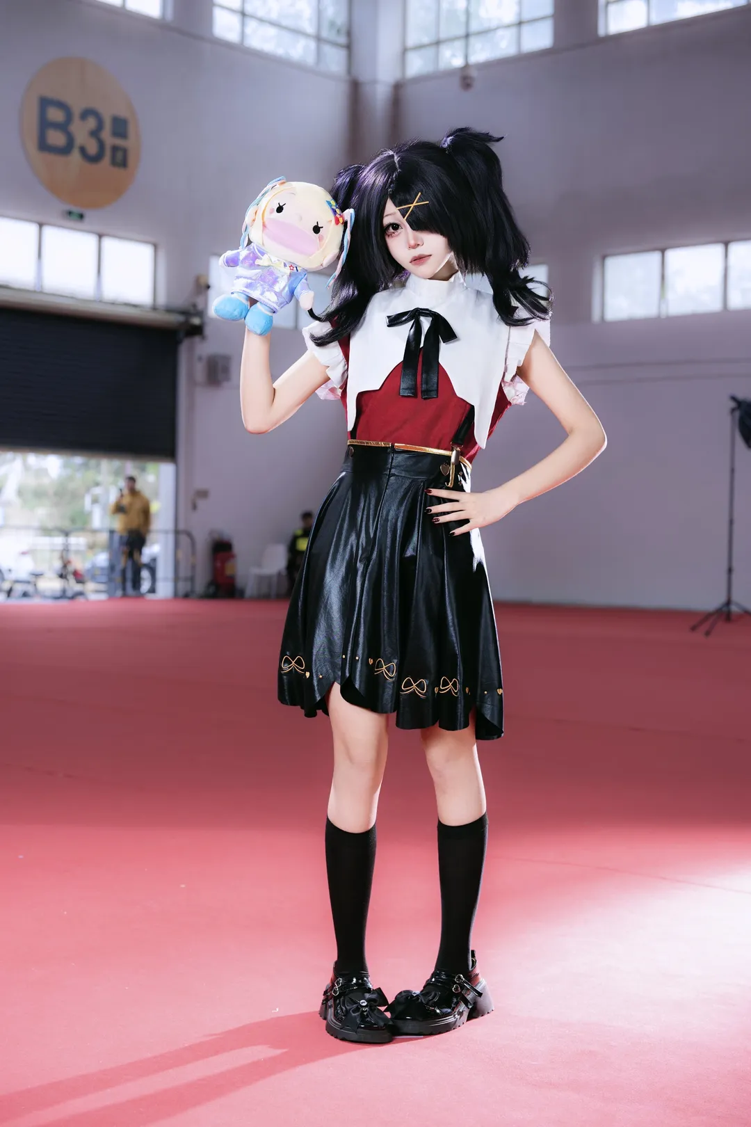 cosplay, 超天酱cos, 黑丝, 双马尾, 佛山漫展 - 第6张