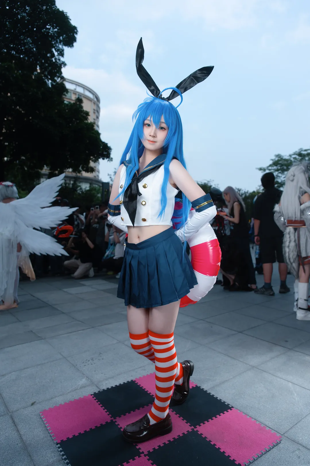 コスプレ, 広州蛍火虫アニメエキスポ, 泉こなた コスプレ, らき☆すた, ボーダーニーハイソックス - 1枚目