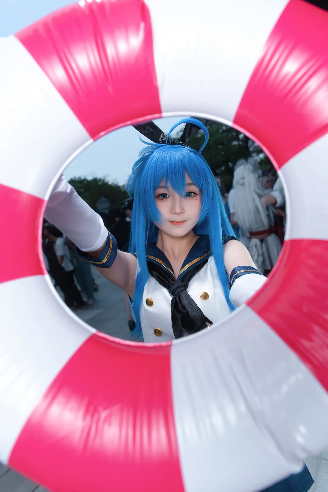 コスプレ, 広州蛍火虫アニメエキスポ, 泉こなた コスプレ, らき☆すた, ボーダーニーハイソックス - 2枚目