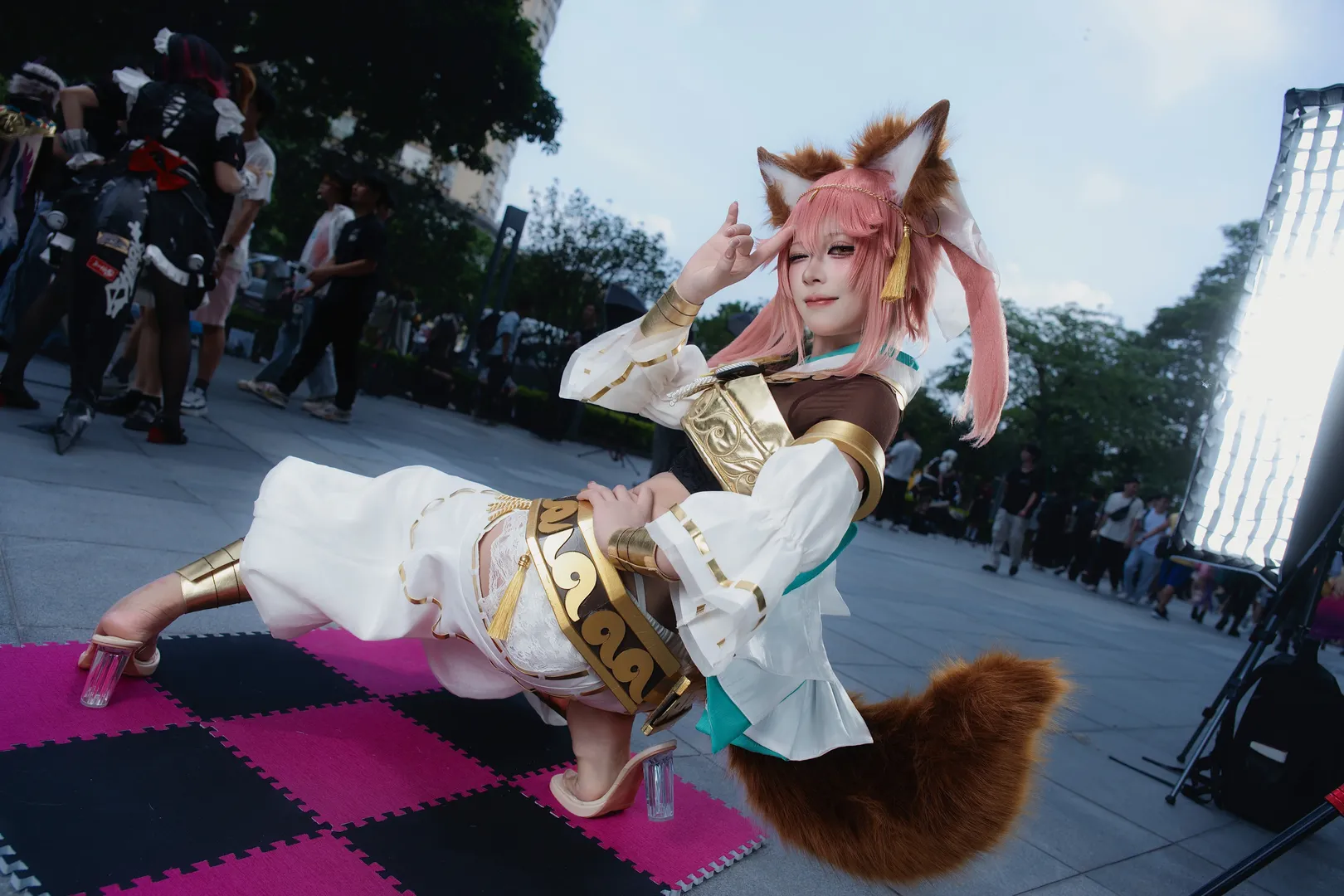 漫展返图, 萤火虫漫展, FGO, 玉藻前cos, 狐妖装扮 - 第5张