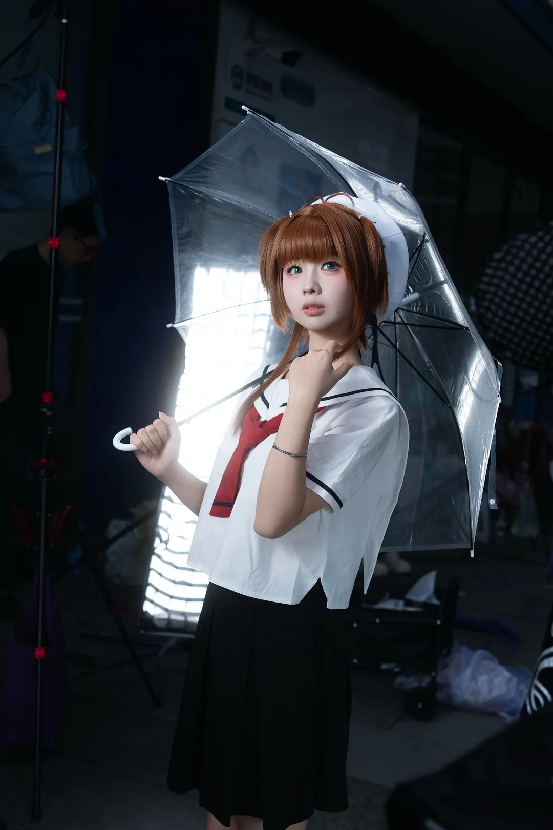 萤火虫漫展, 校服, 木之本樱cos, 魔卡少女樱, 漫展cos - 第1张