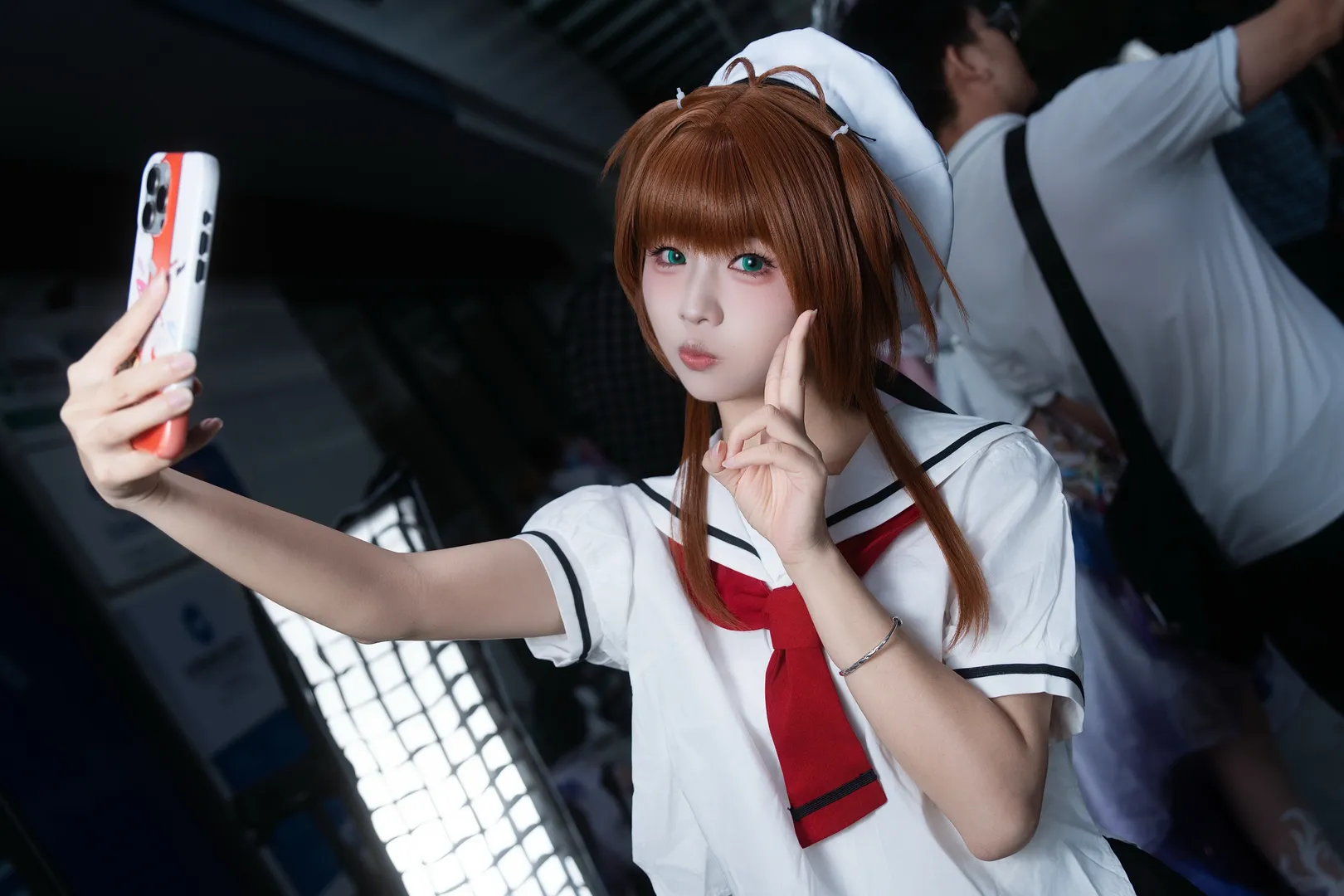 萤火虫漫展, 校服, 木之本樱cos, 魔卡少女樱, 漫展cos - 第4张