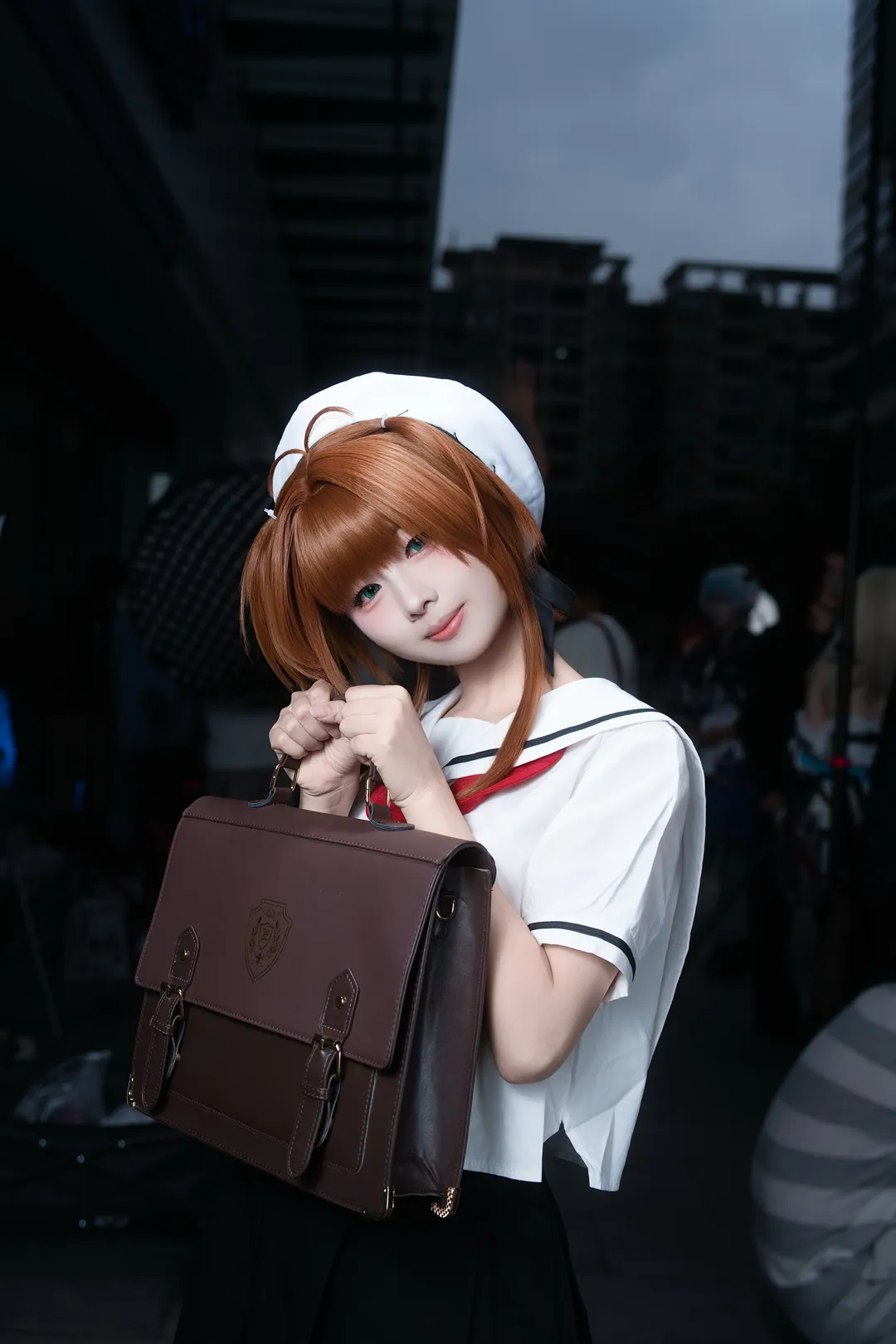 萤火虫漫展, 校服, 木之本樱cos, 魔卡少女樱, 漫展cos - 第6张