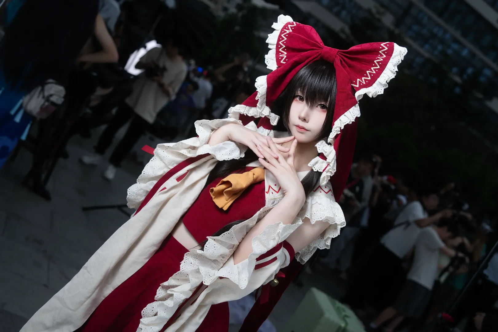 博丽灵梦cos, 东方project, 漫展返图, 摄影分享, cosplay日常 - 第4张