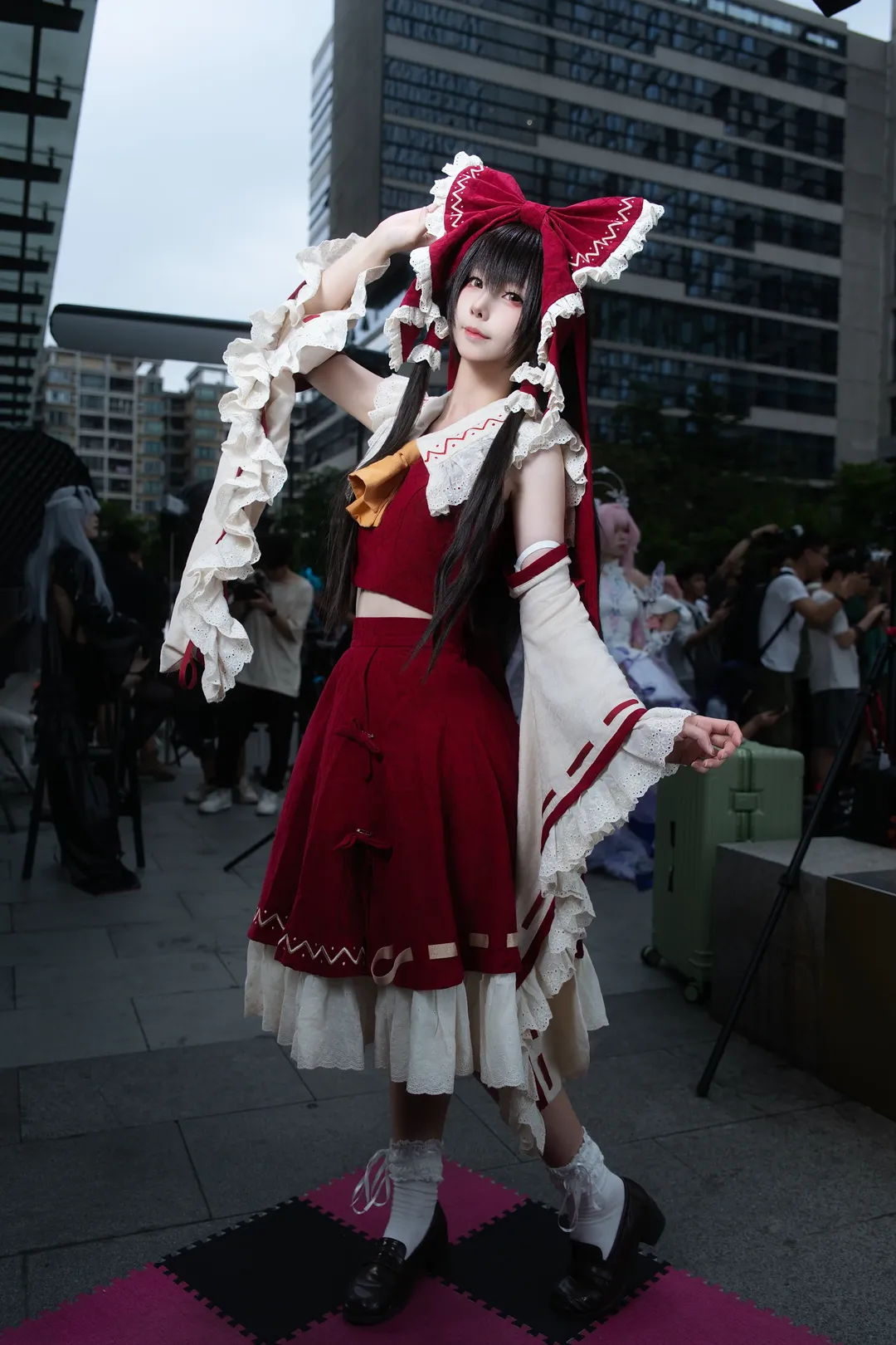 博丽灵梦cos, 东方project, 漫展返图, 摄影分享, cosplay日常 - 第6张