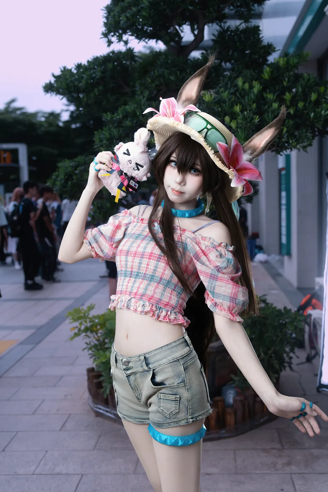 明日方舟, 阿米娅cos, cosplay摄影, 广州萤火虫漫展, 泳装阿米娅 - 第3张