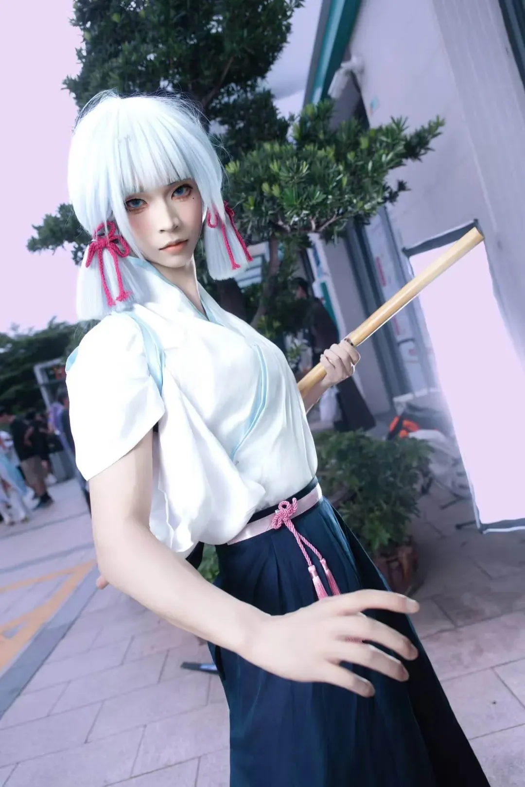 原神, 漫展返图, 神里绫华cos, cosplay摄影, 广州萤火虫漫展