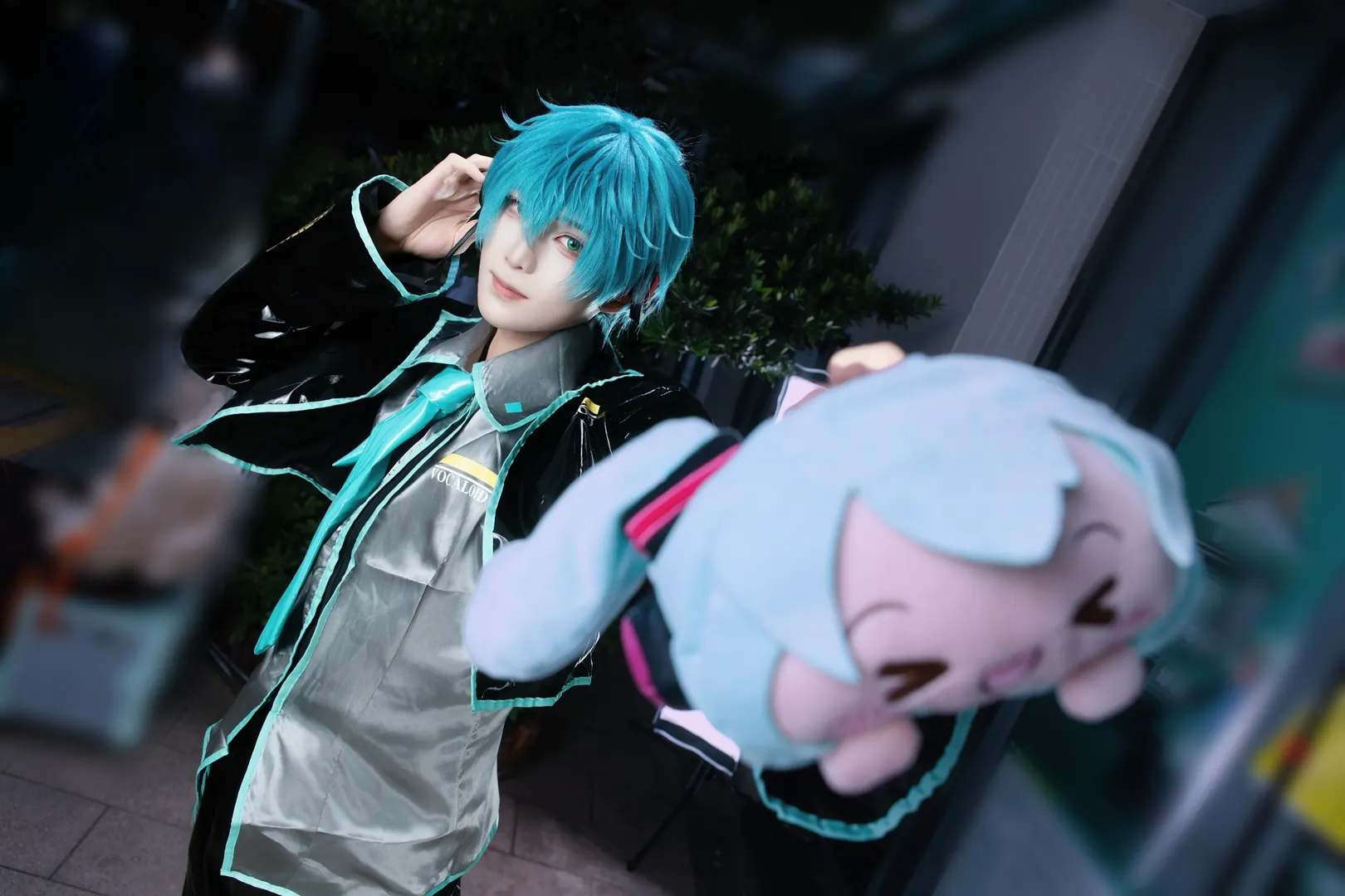 初音未来, 初音未来cos, 广州萤火虫漫展, Coser穿搭, 网袜 - 第4张
