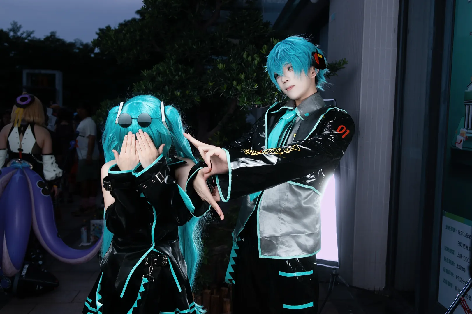 初音未来, 初音未来cos, 广州萤火虫漫展, Coser穿搭, 网袜 - 第8张