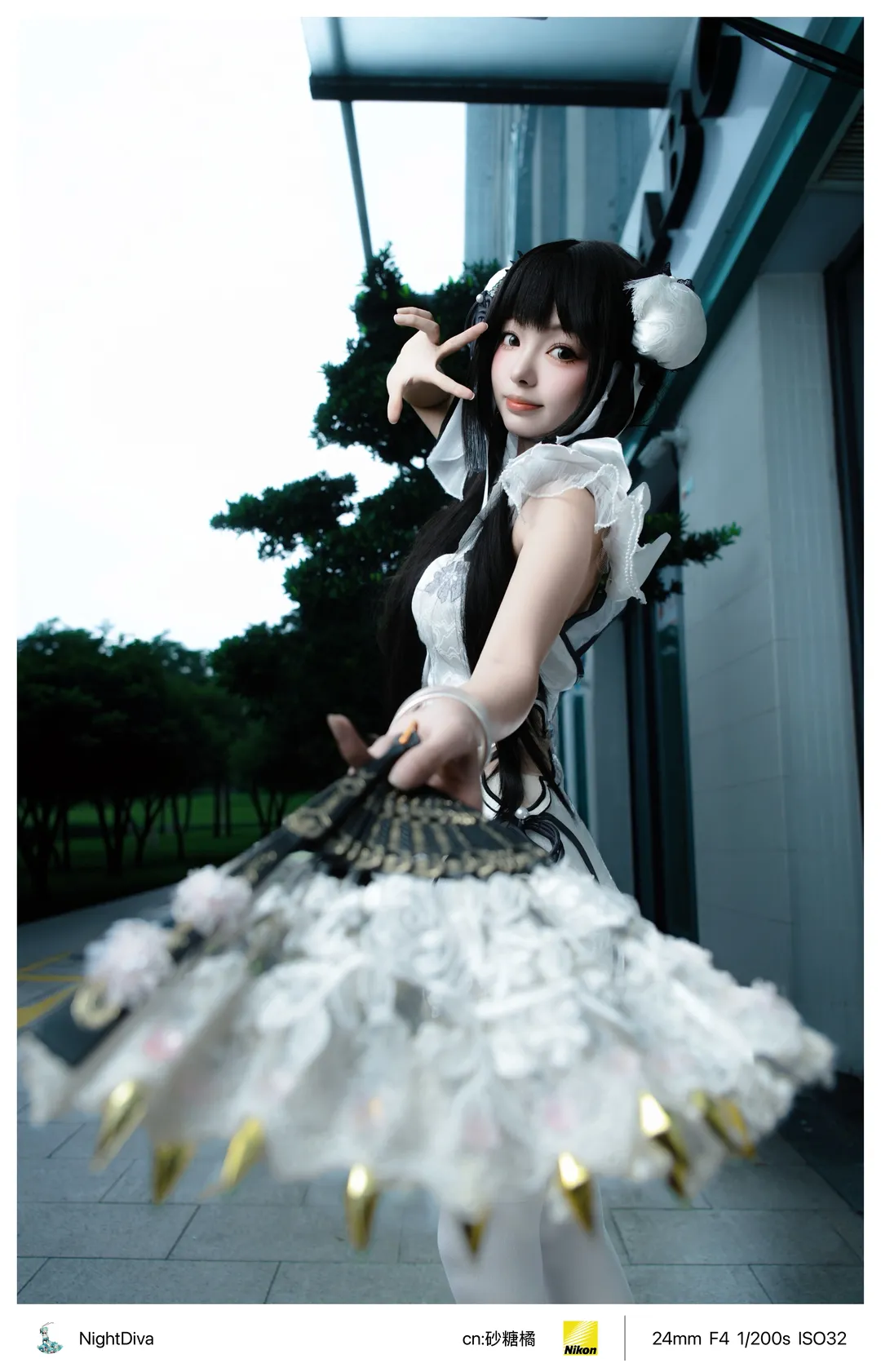 NARAKA: BLADEPOINT, 殷紫萍コスプレ, イベント撮影, コスプレ撮影, 白ニーソコーデ - 2枚目