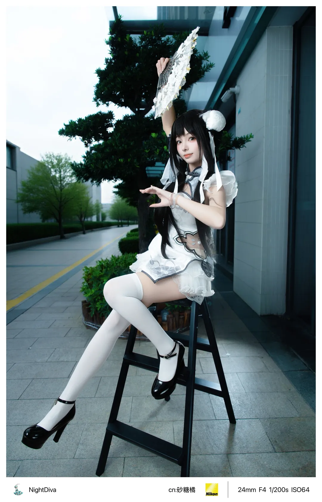 NARAKA: BLADEPOINT, 殷紫萍コスプレ, イベント撮影, コスプレ撮影, 白ニーソコーデ - 3枚目