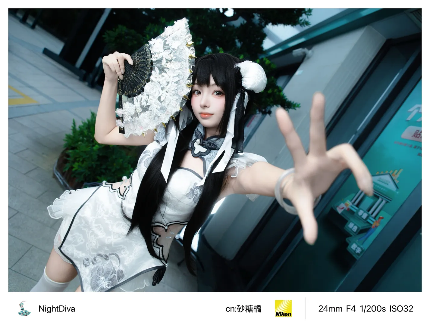 NARAKA: BLADEPOINT, 殷紫萍コスプレ, イベント撮影, コスプレ撮影, 白ニーソコーデ - 6枚目