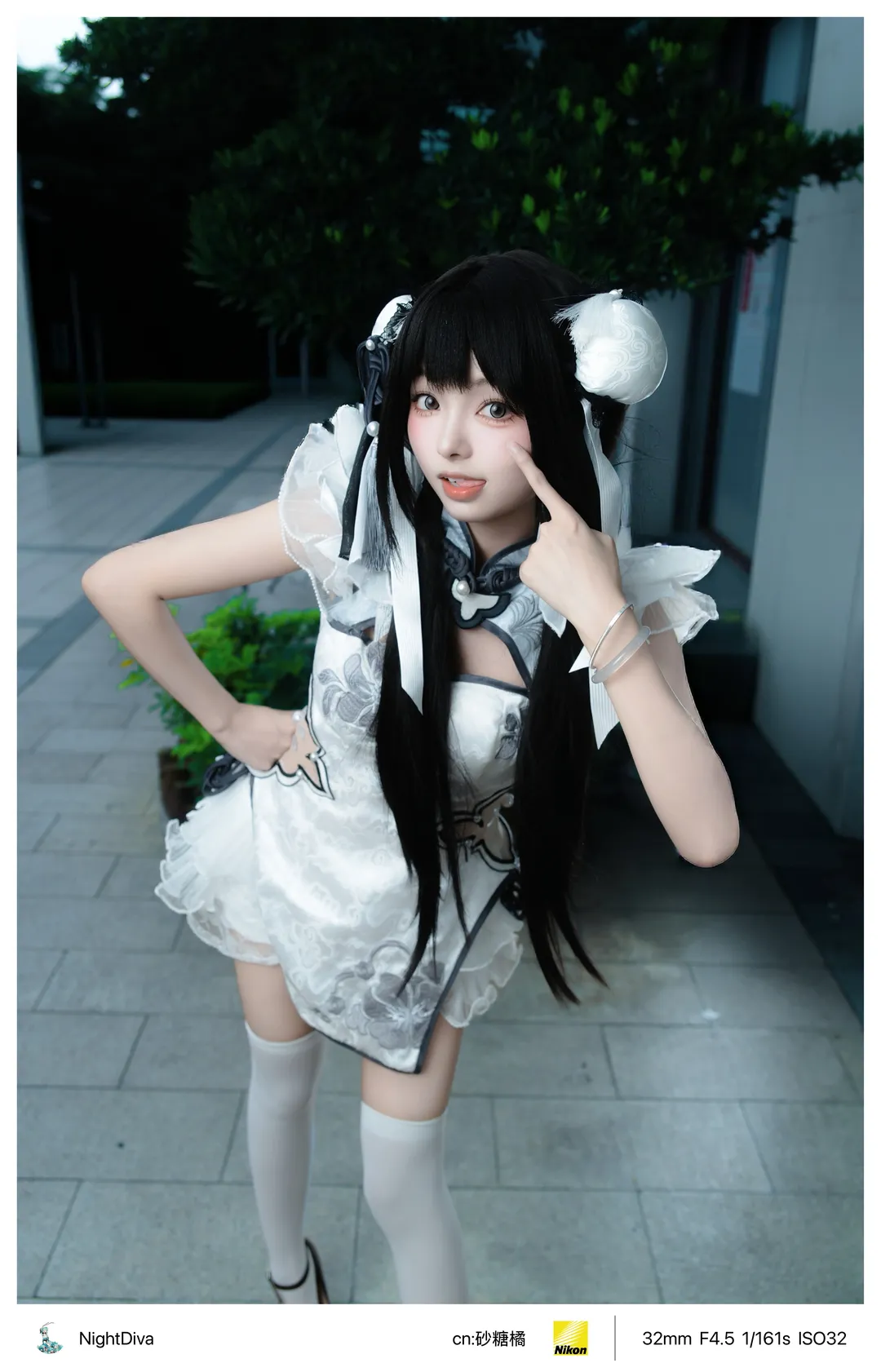 NARAKA: BLADEPOINT, 殷紫萍コスプレ, イベント撮影, コスプレ撮影, 白ニーソコーデ - 9枚目