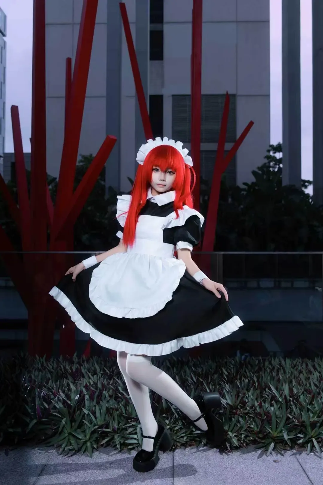 cosplay, 女仆装, 白丝穿搭, 广州萤火虫漫展, 喜多郁代cos