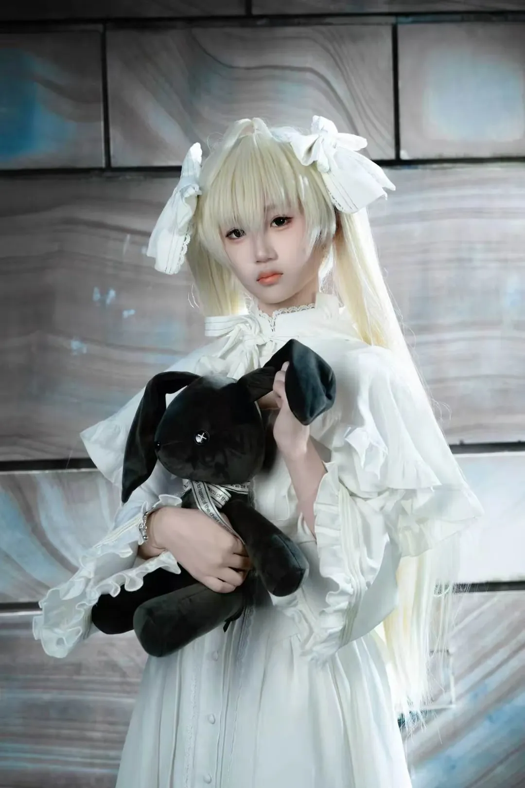 cosplay, 萌妹, 穹妹cos, 动漫星城, 白裙双马尾 - 第2张