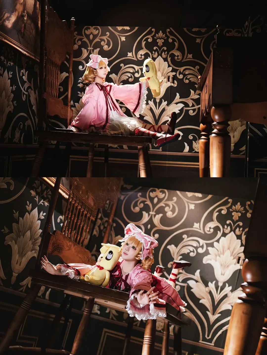 cosplay摄影, 蔷薇少女, 白丝绑带, 雏莓cos, 复古洋装cos - 第5张