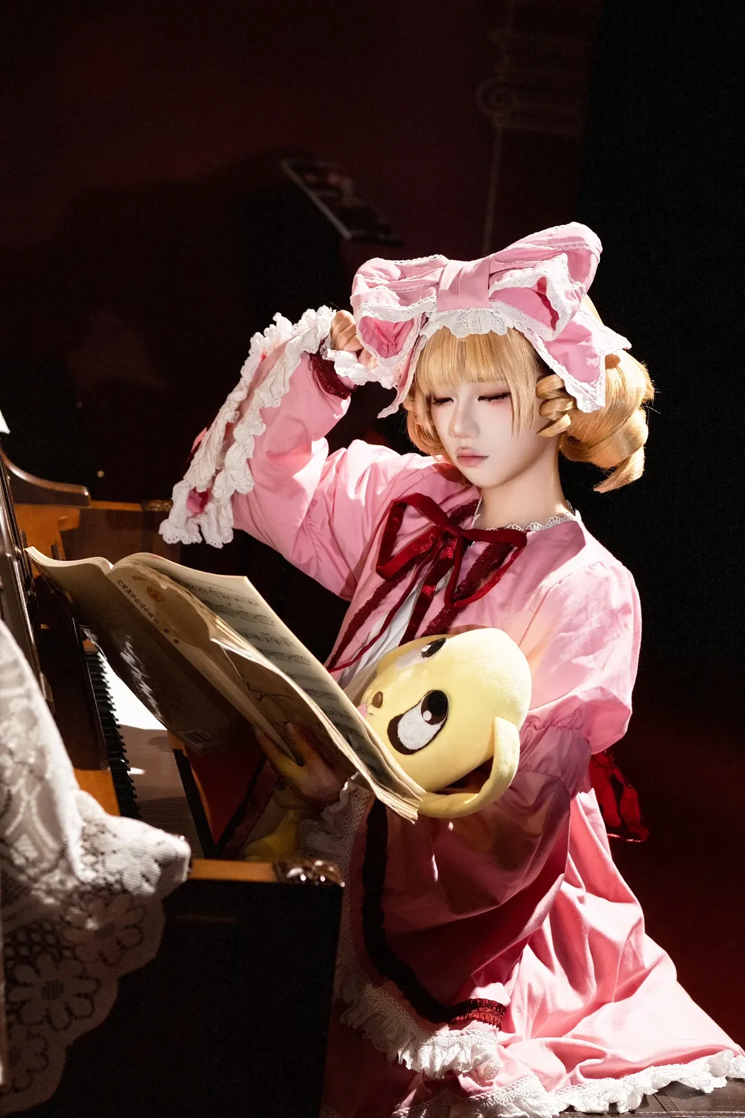 cosplay摄影, 蔷薇少女, 白丝绑带, 雏莓cos, 复古洋装cos - 第7张