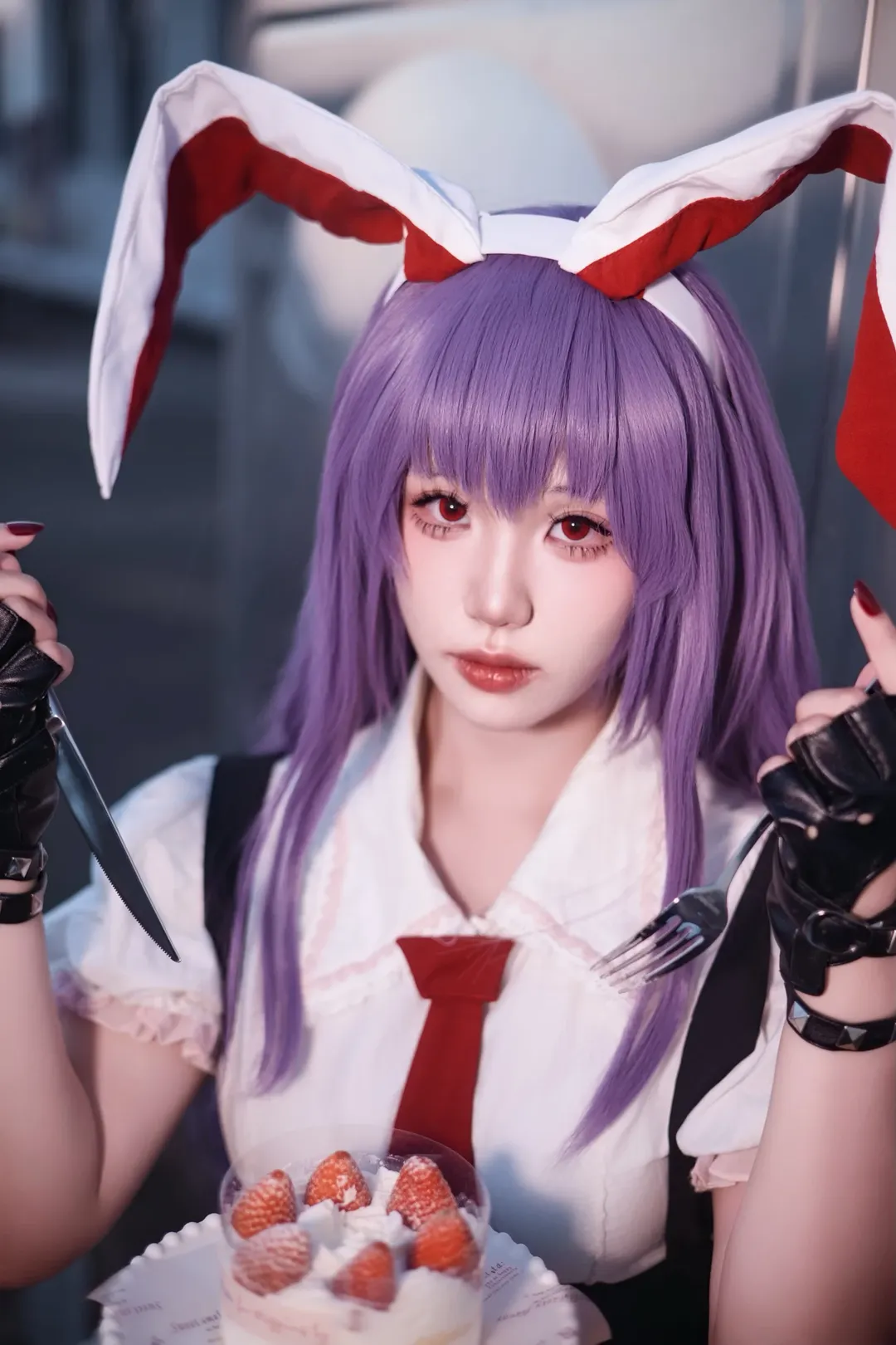 東方Project, コスプレ撮影, バニーガール, ギャップ, 鈴仙・優曇華院・イナバコスプレ - 4枚目
