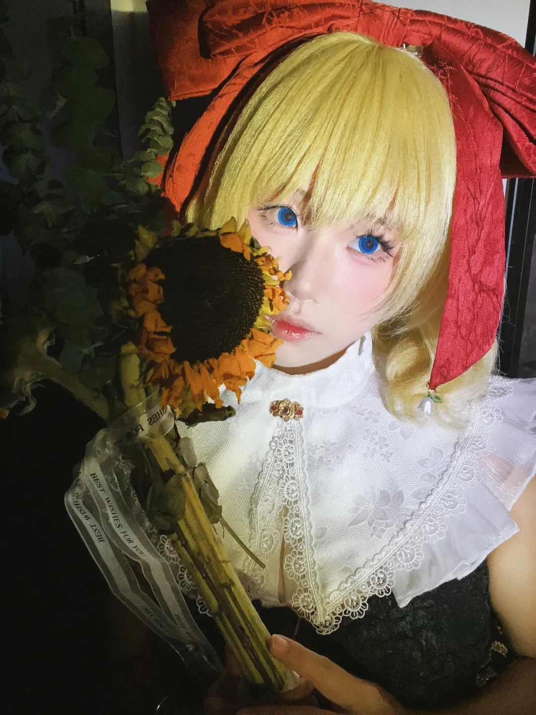 コスプレ, 東方Project, ロリータスタイル, メディスン・メランコリー コスプレ, 枯れひまわり - 3枚目