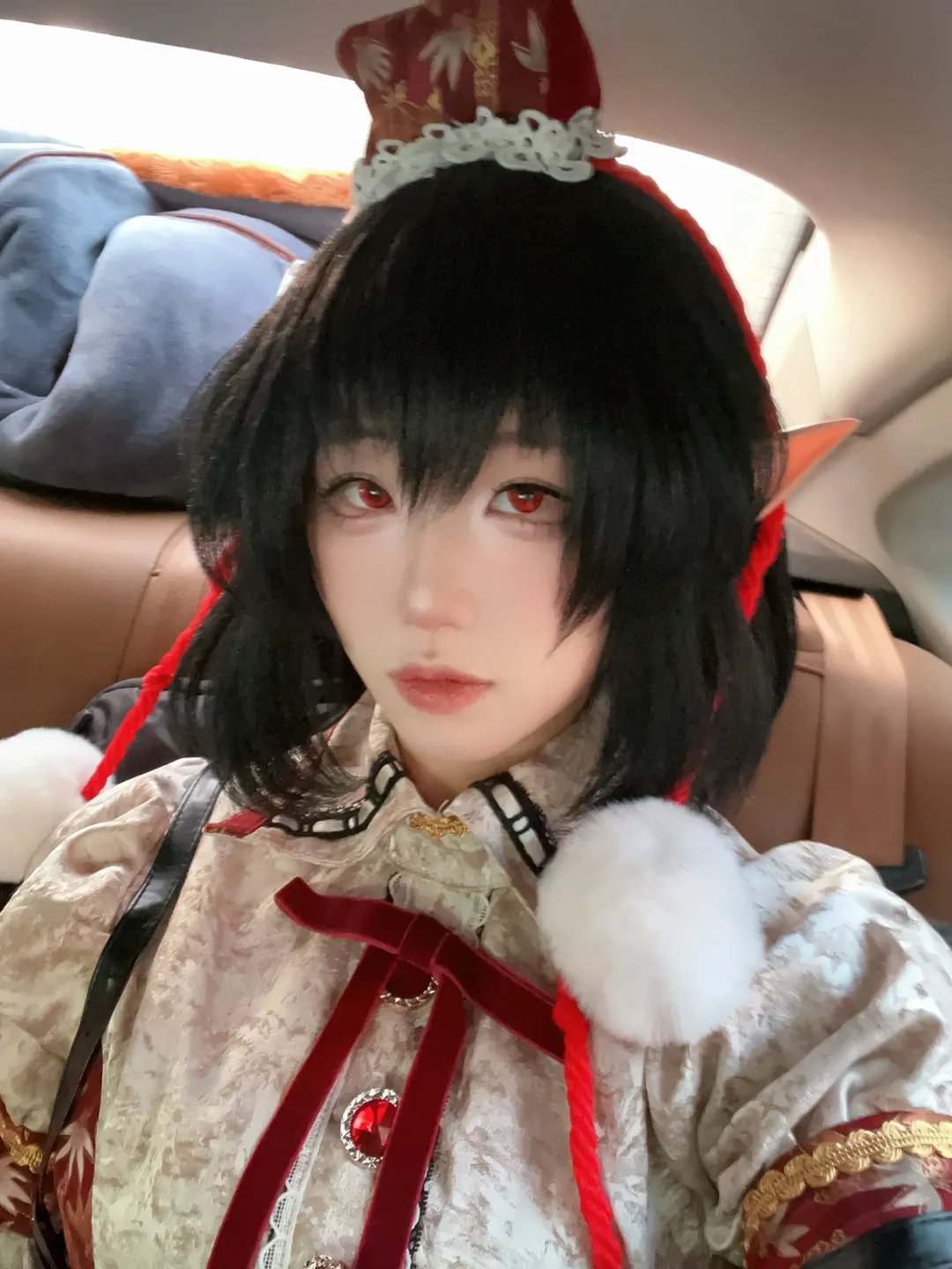 东方Project, 射命丸文cos, cosplay分享, 枫叶林外景, 摄影幕后 - 第5张
