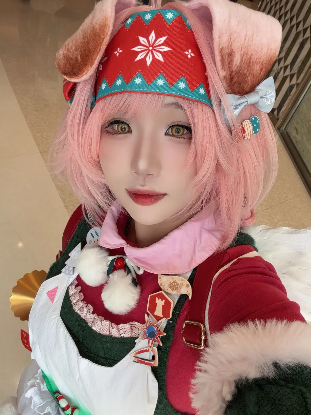 二次元攝影, 明日方舟, cosplay日常, 澄閃cos, 聖誕裝扮