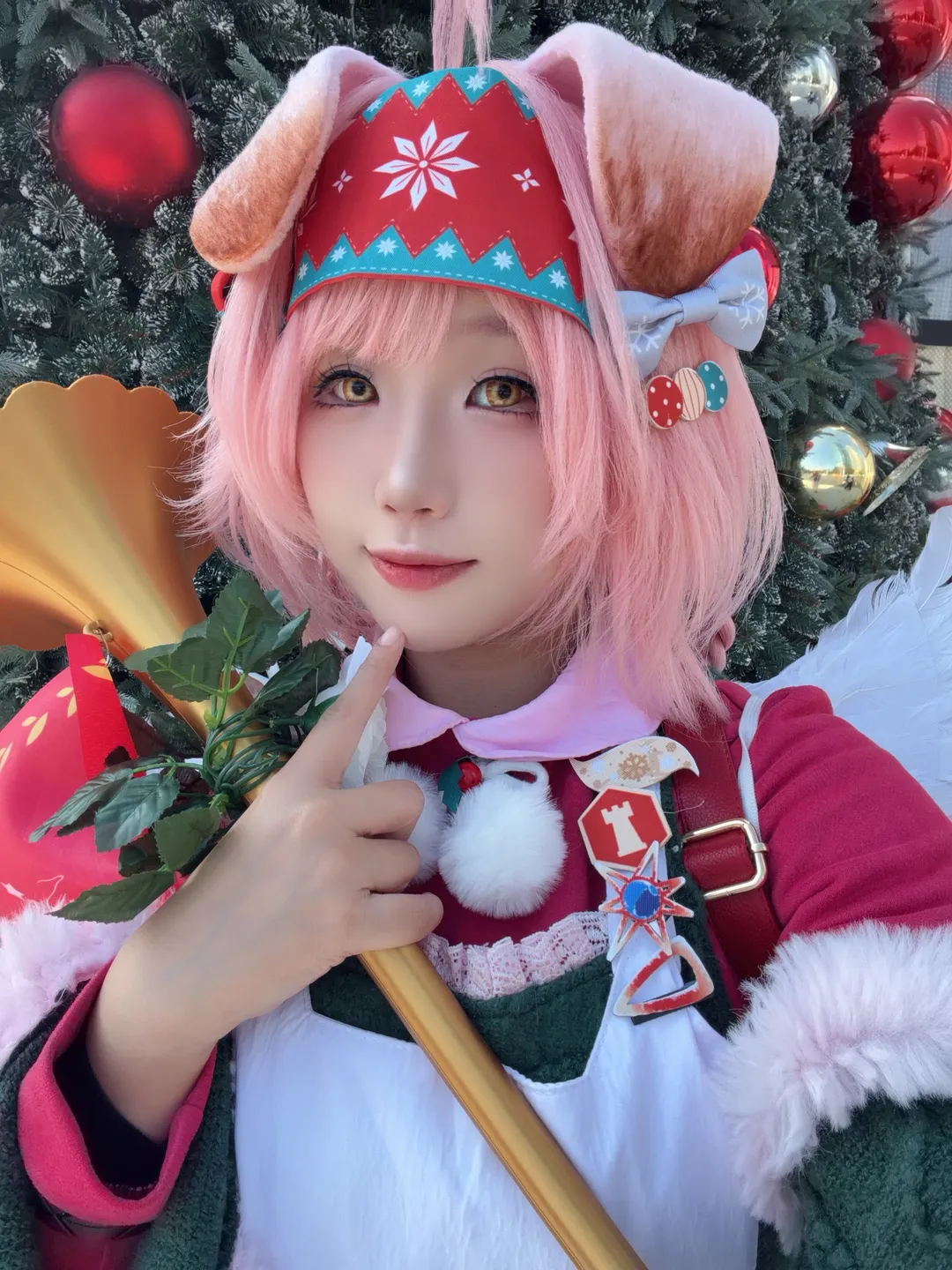 二次元摄影, 明日方舟, cosplay日常, 澄闪cos, 圣诞装扮 - 第3张