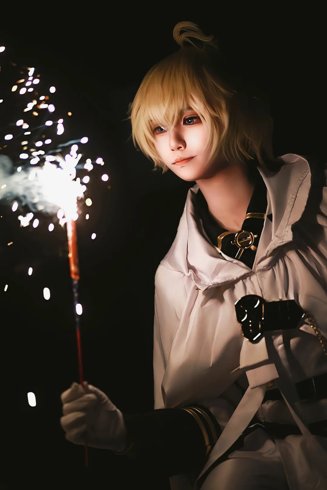 cosplay正片, 夜景摄影, 烟花人像, 终结的炽天使, 百夜米迦尔cos