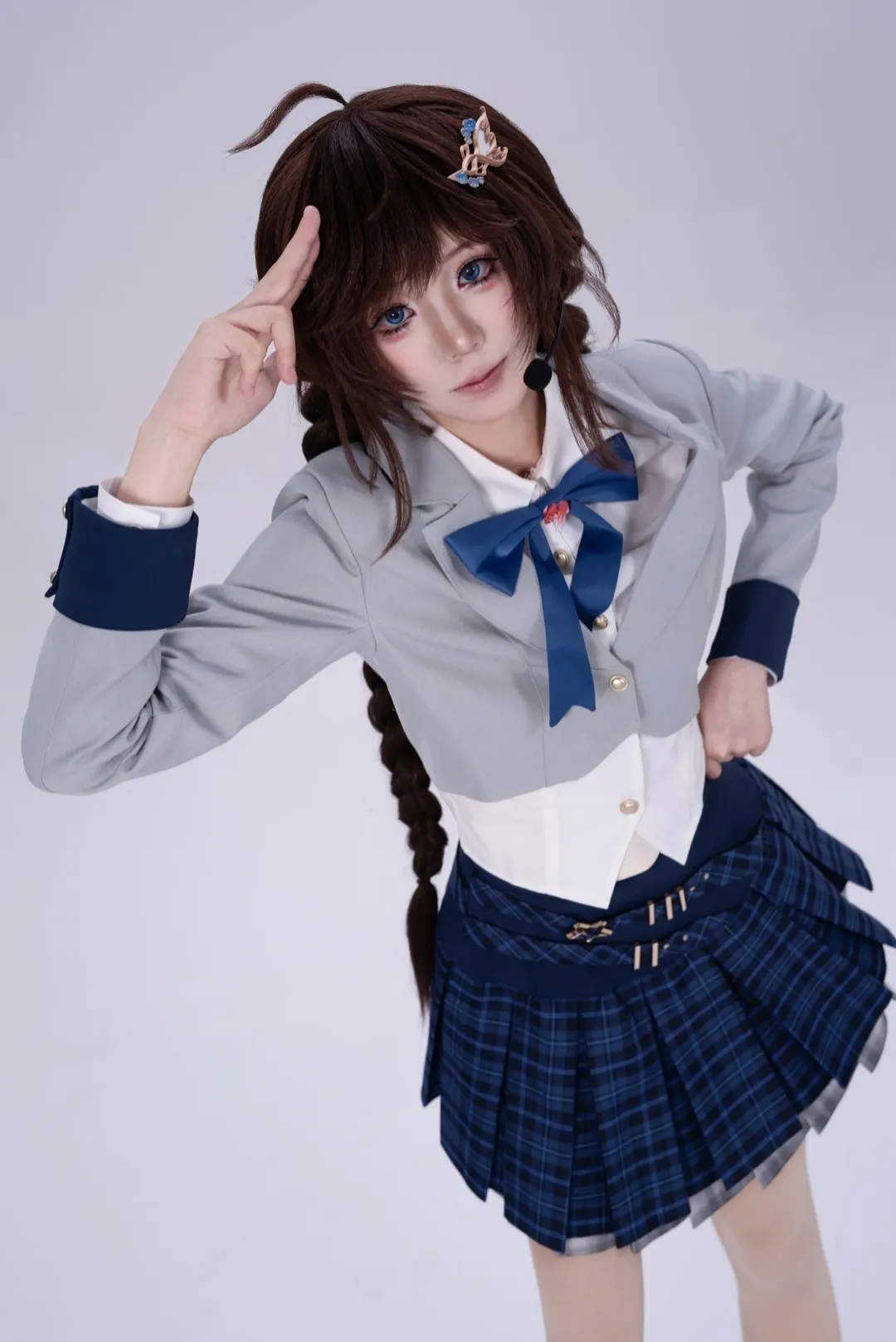 オナー・オブ・キングス, 大喬 コスプレ, 学園風コスプレ, プリーツスカートコーデ, 王者栄耀フラッシュプラン - 1枚目