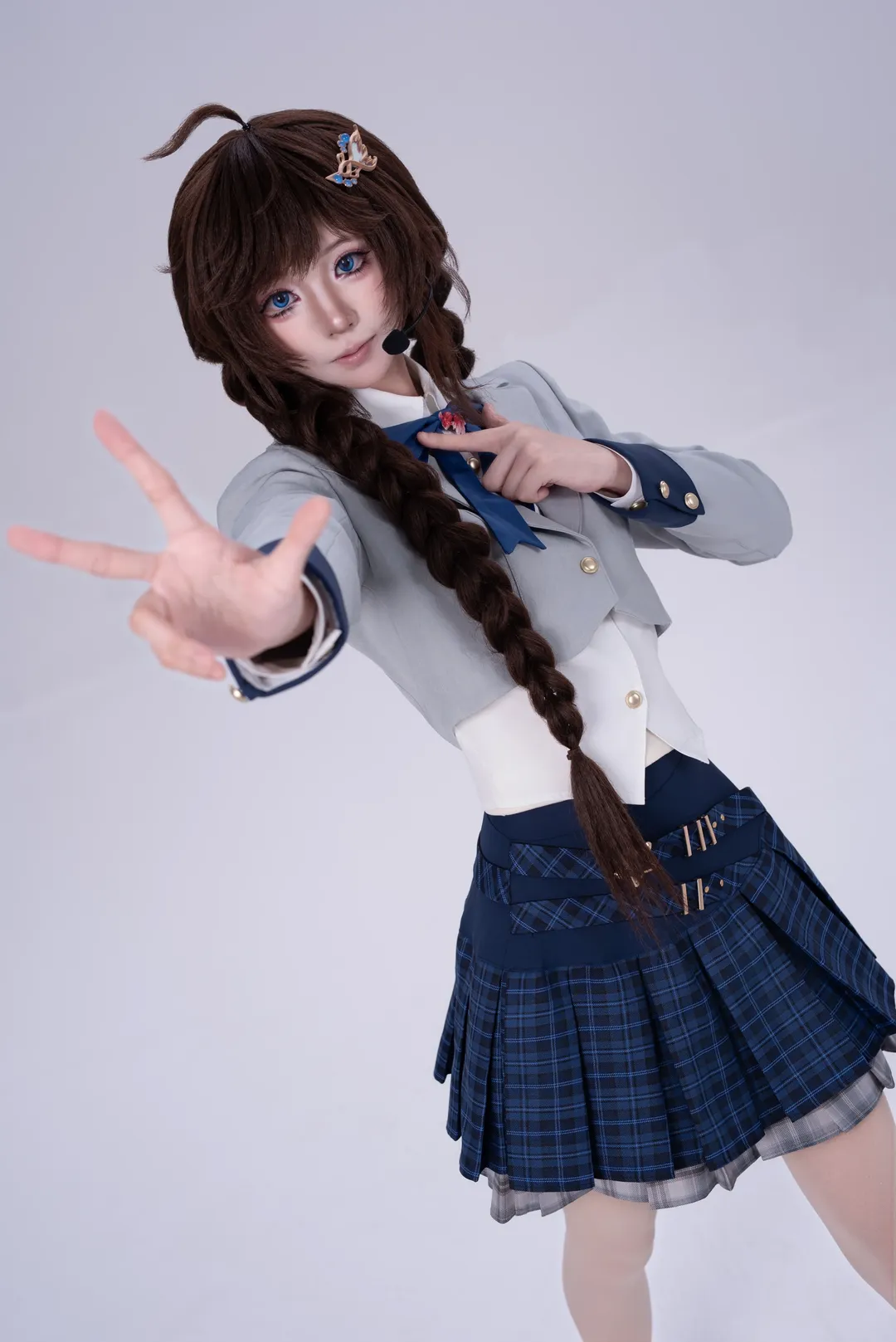 王者荣耀, 大乔cos, 校园风cosplay, 百褶裙穿搭, 王者闪光计划