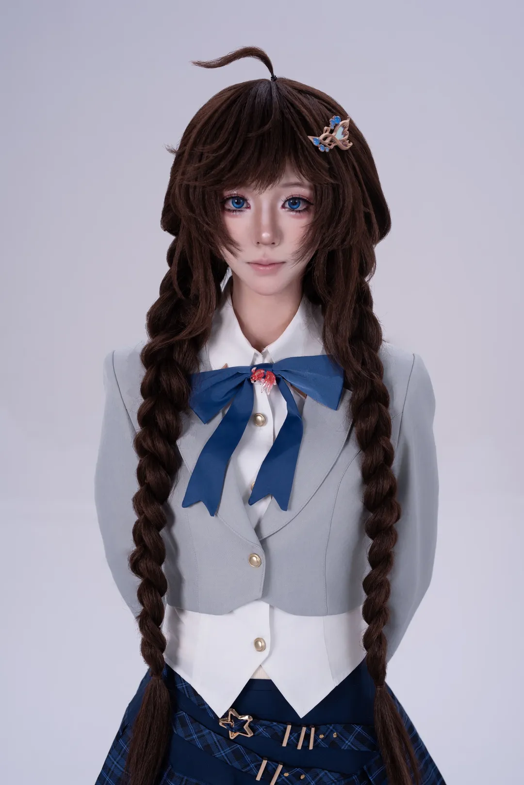 オナー・オブ・キングス, 大喬 コスプレ, 学園風コスプレ, プリーツスカートコーデ, 王者栄耀フラッシュプラン - 3枚目