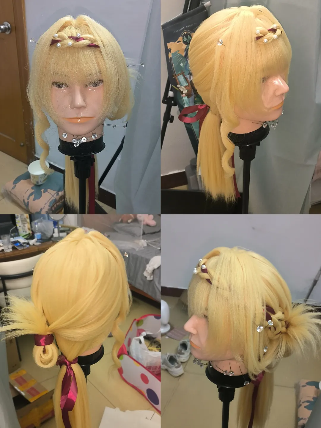 角色扮演, 重返未来1999, 库珀花环cos, cos假发, 小红鞋 - 第1张