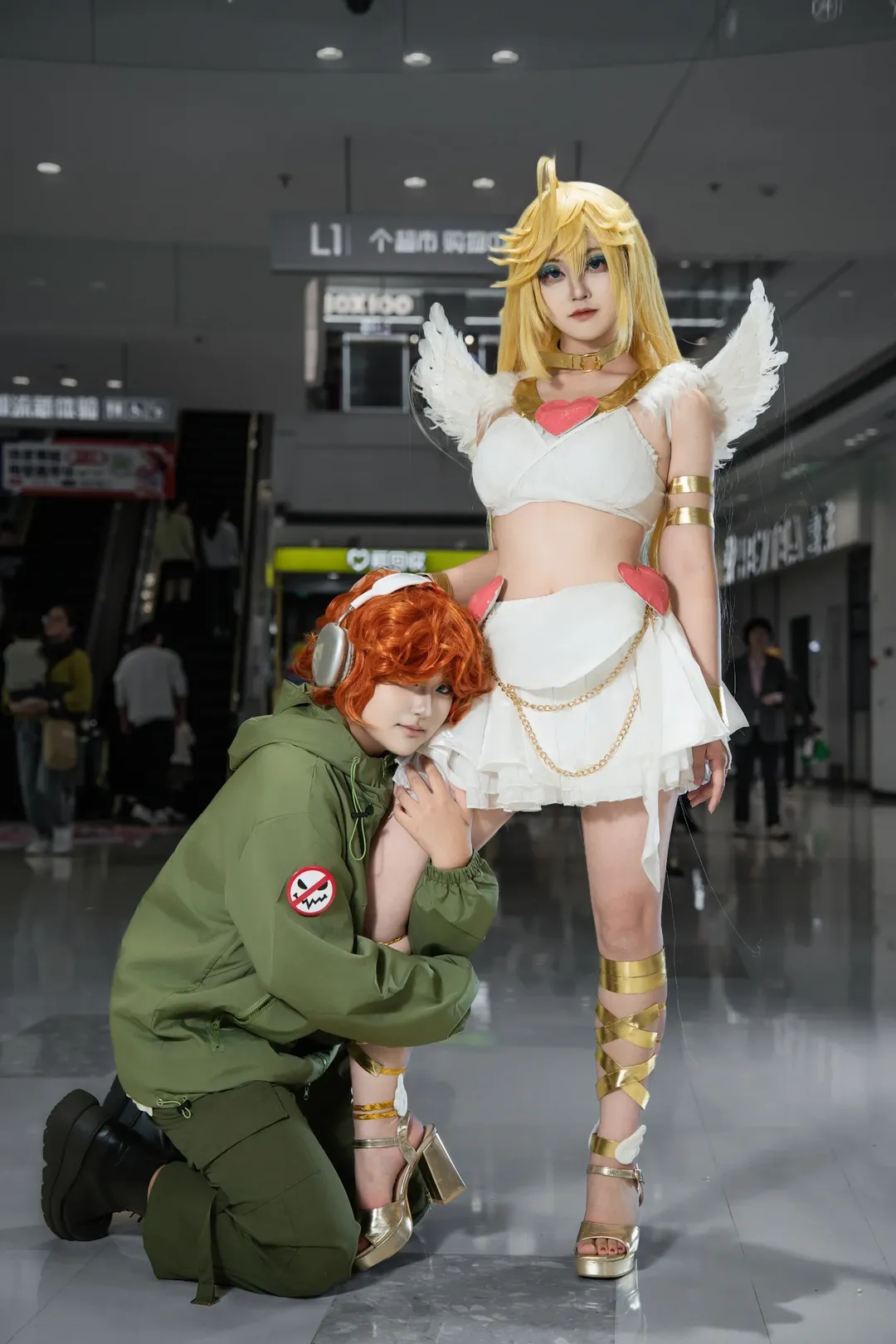 cosplay, 吊带袜天使, pantycos, 高跟鞋, briefbriefcos - 第1张
