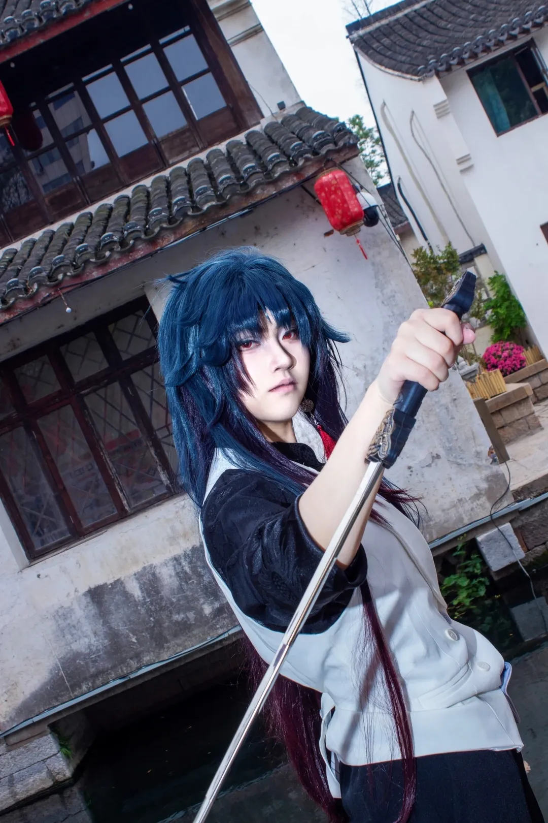 崩坏星穹铁道, cosplay摄影, 国风cos, 刃cos, 古茗联动