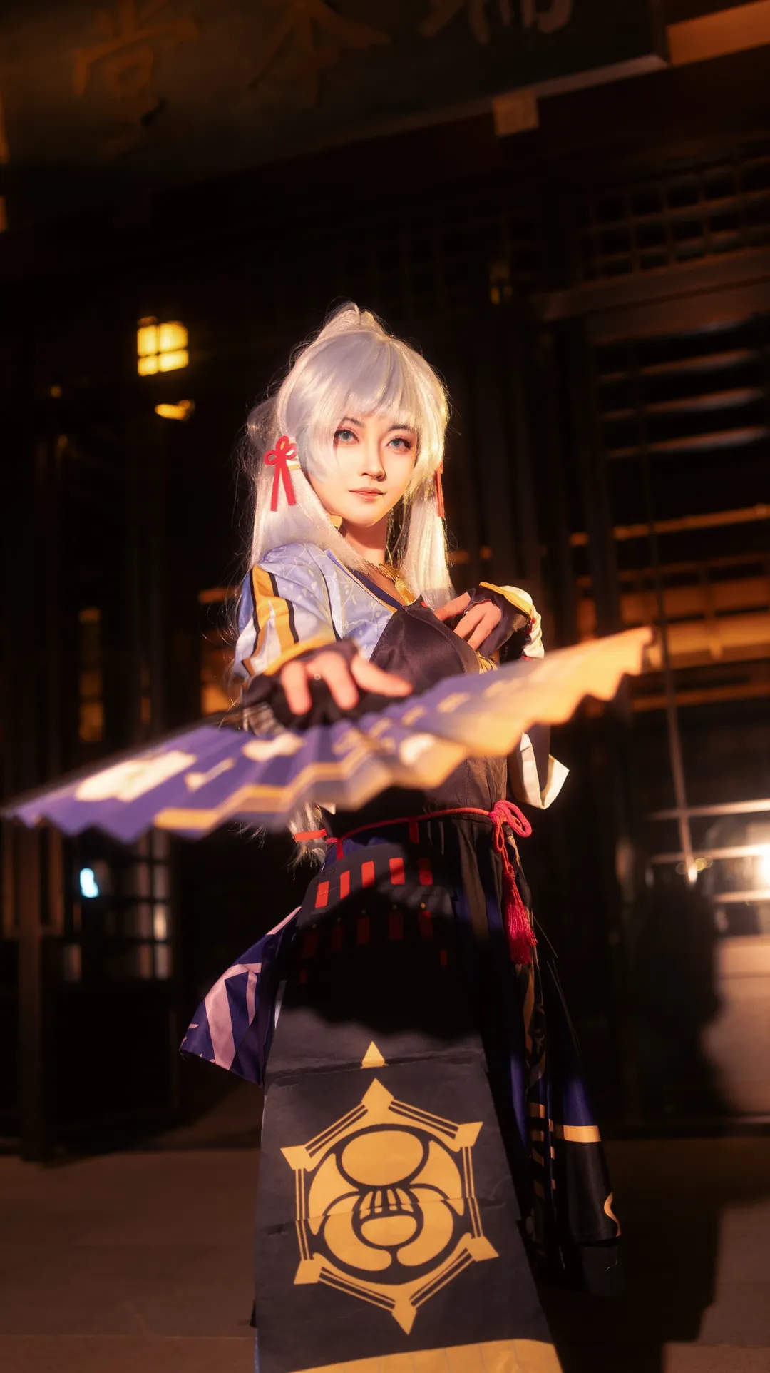 原神, 神里綾華 コスプレ, 夜景ポートレート, コスプレ撮影, 二次元ファッション - 4枚目