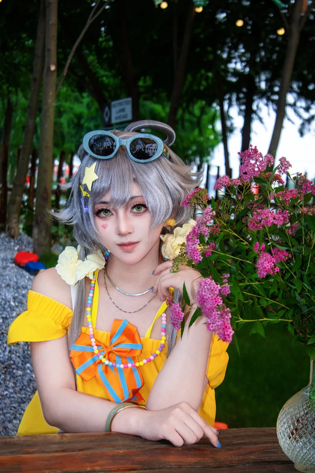 户外摄影, 洛天依cos, 夏日穿搭, 洛天依, cosplay造型 - 第3张