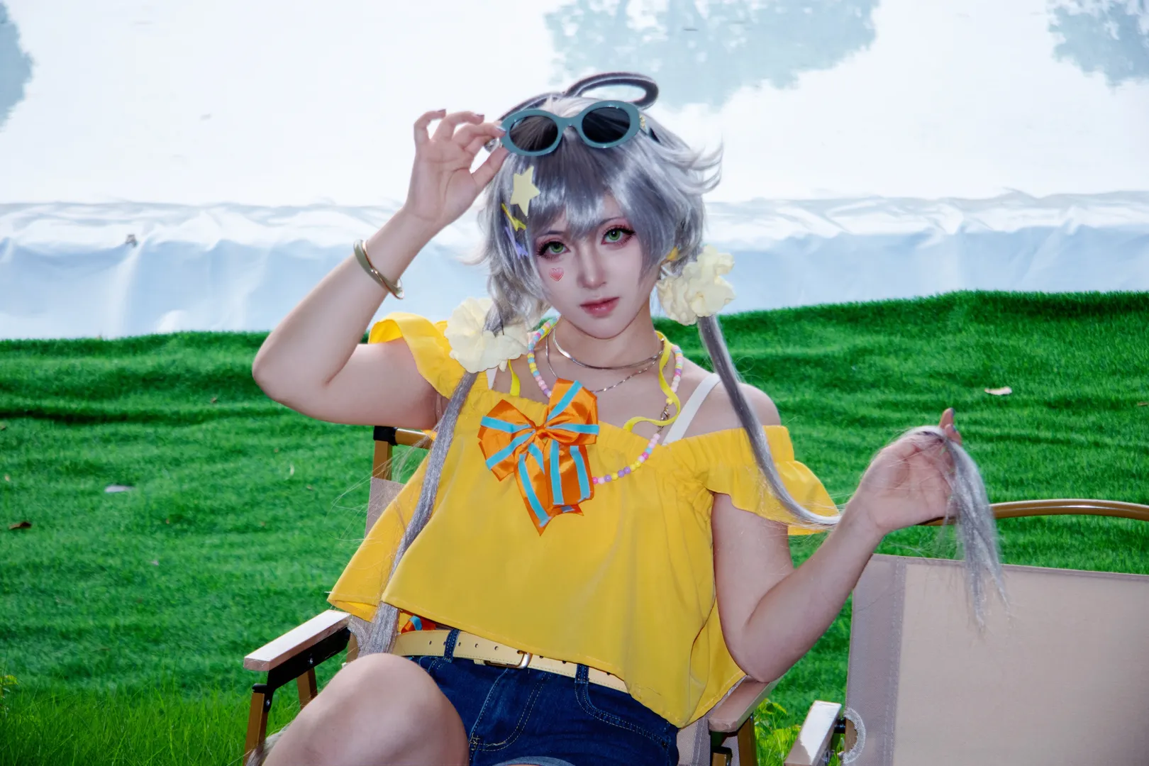户外摄影, 洛天依cos, 夏日穿搭, 洛天依, cosplay造型 - 第5张