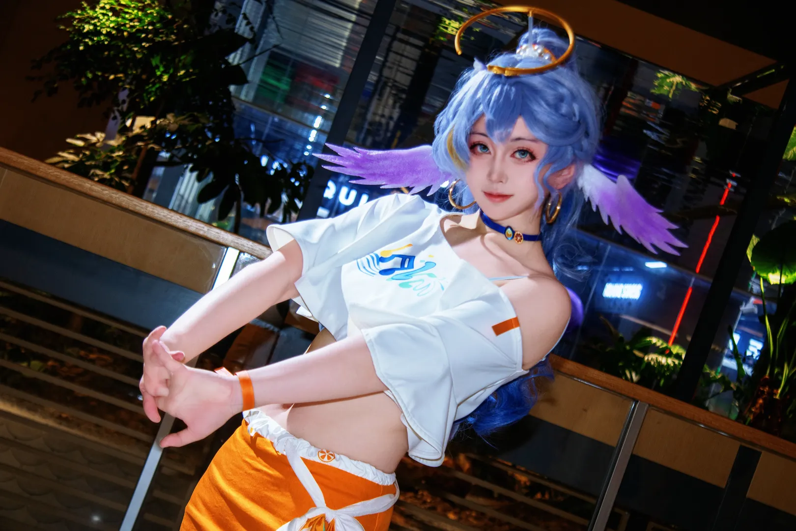 cosplay, Robin cosplay, Honkai: Star Rail, Night photography, Female cosplayer - Image 1