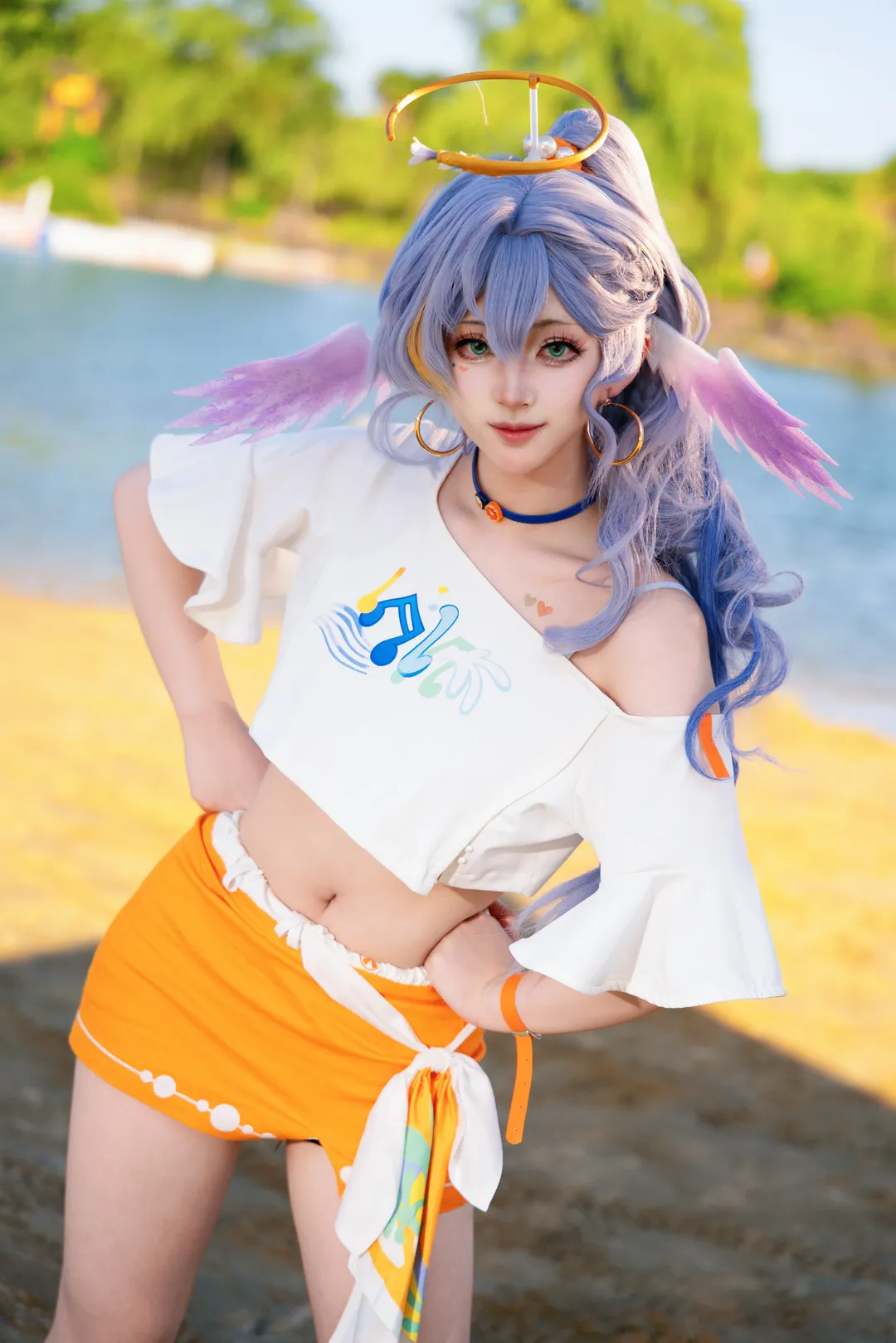 崩坏：星穹铁道, 户外摄影, 知更鸟cos, cosplay日常, 夏日外拍