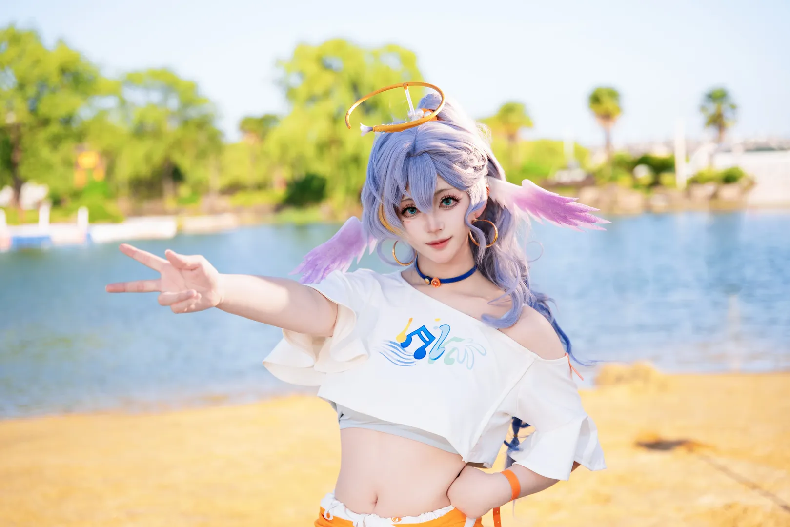 崩坏：星穹铁道, 户外摄影, 知更鸟cos, cosplay日常, 夏日外拍 - 第4张