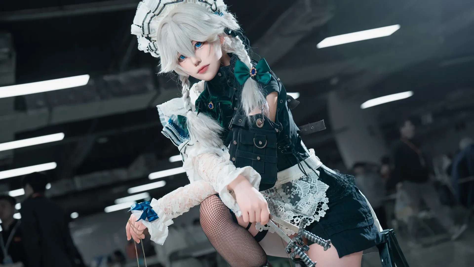 cosplay, 东方project, 十六夜咲夜cos, 暗黑哥特, 丝袜 - 第3张