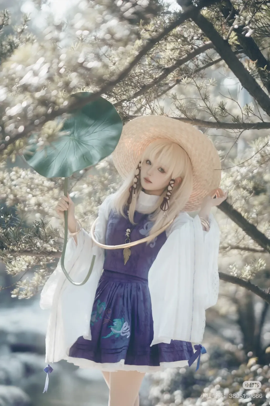 东方project, 二次元cosplay, 森系摄影, 洩矢诹访子cos, 国风穿搭 - 第3张