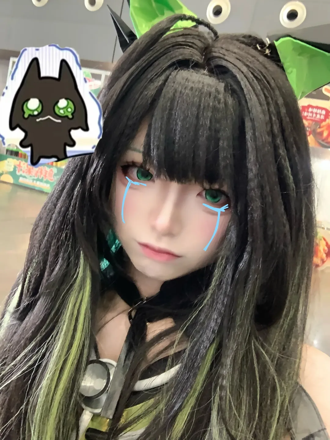 明日方舟, 二次元cos, Mon3trcos, 凱爾希cos, 綠瞳