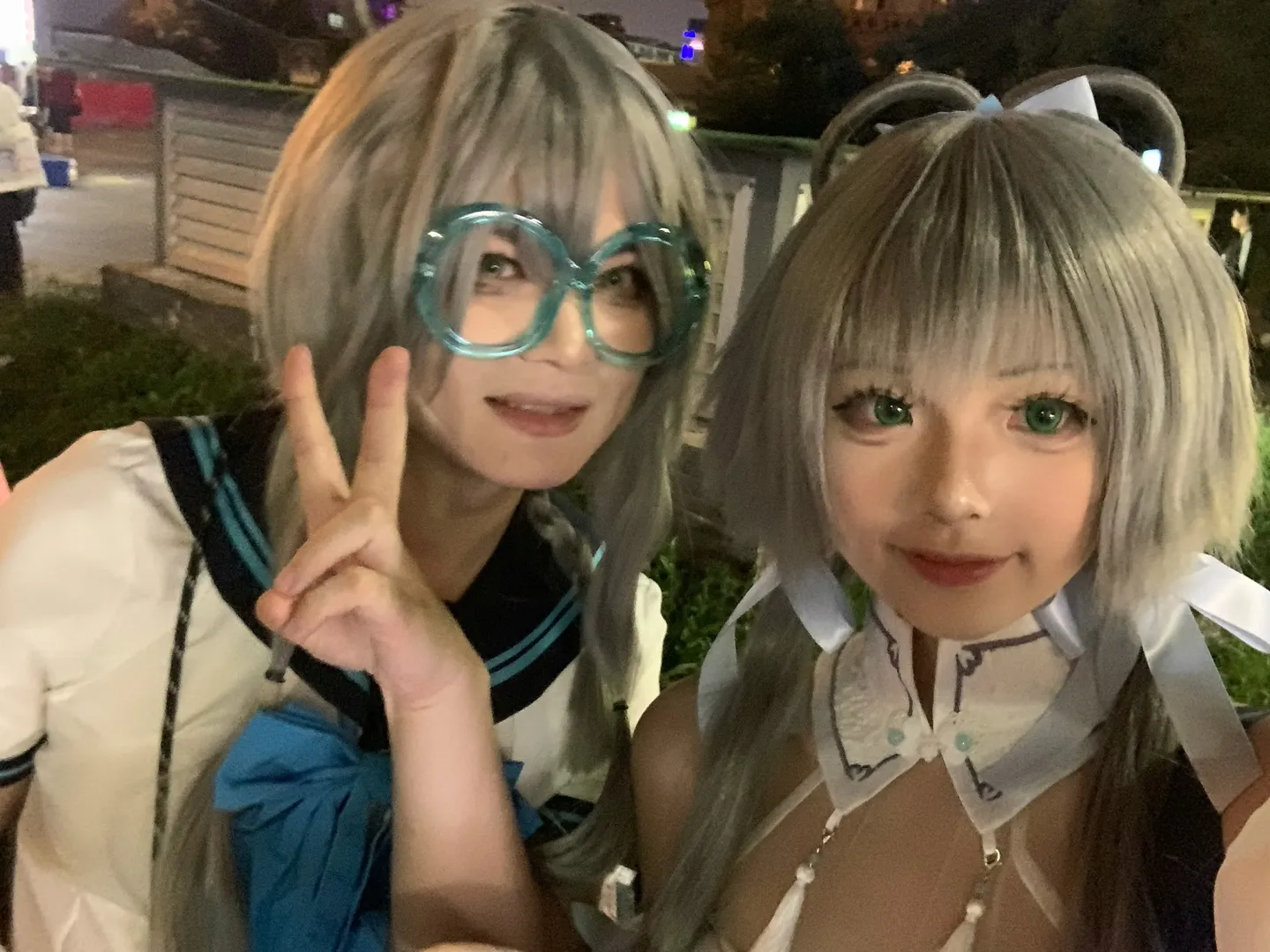 cosplay, 漫展返图, 洛天依cos, 白丝, 洛天依纯蓝幻乐 - 第8张