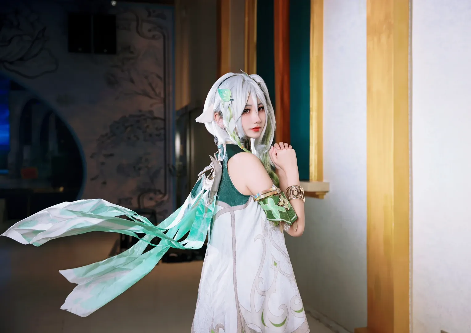 原神, cosplay, 纳西妲cos, 草神, 吉林漫展 - 第4张