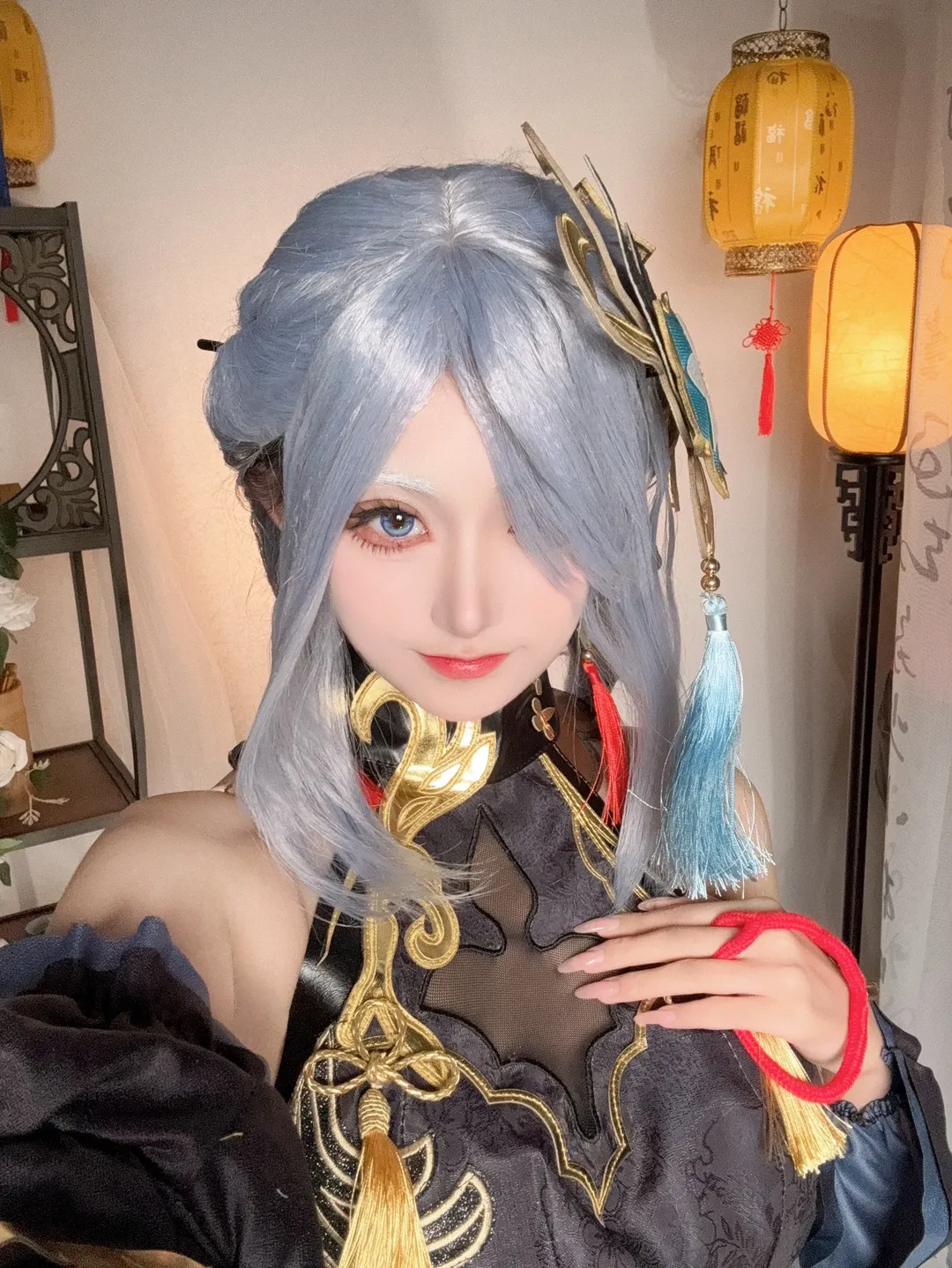 原神, 海灯节, 申鹤cos, cosplay摄影, 国风Cosplay - 第3张