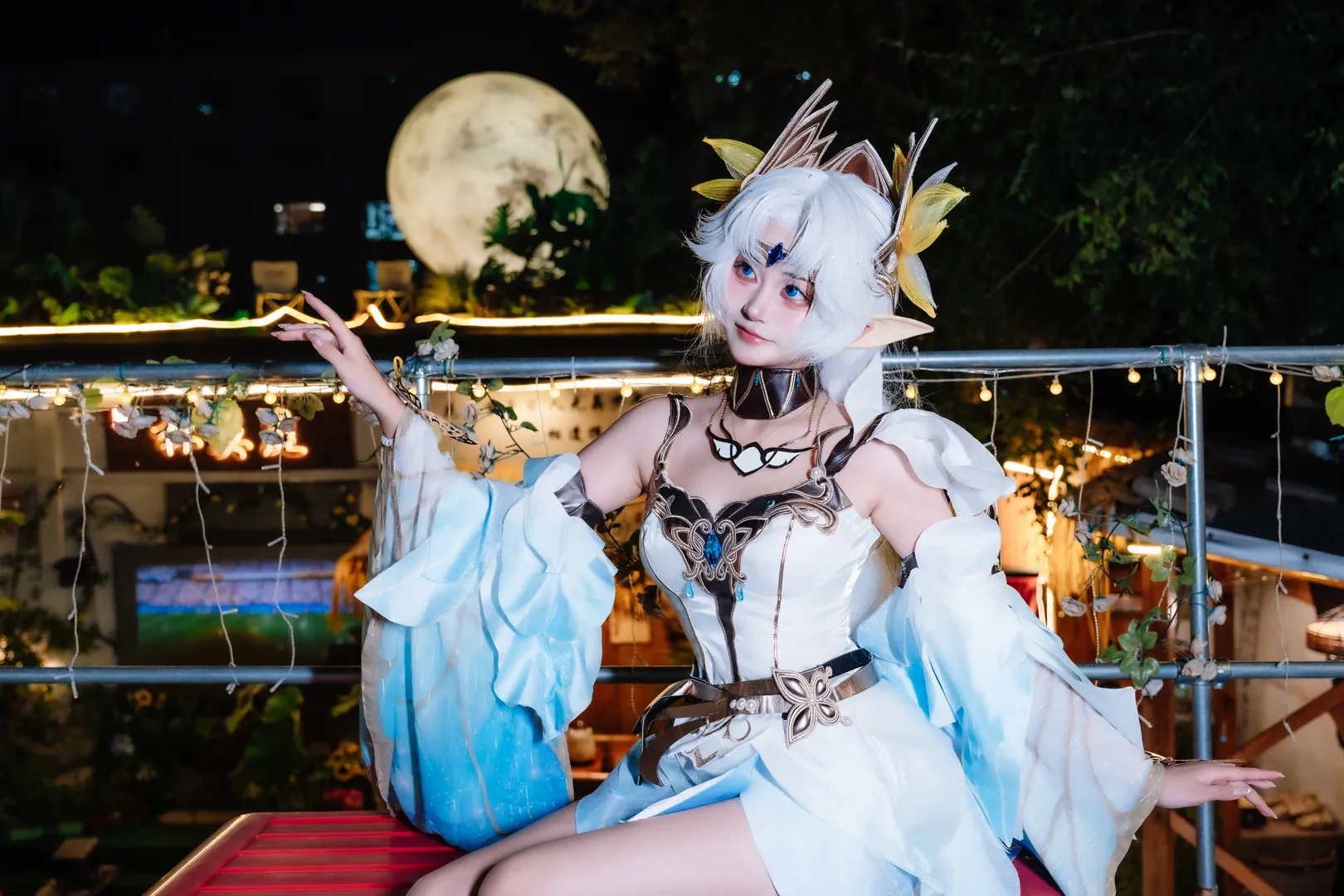 王者荣耀, 貂蝉cos, cosplay日常, 吉林市探店, 庭院风写真 - 第11张