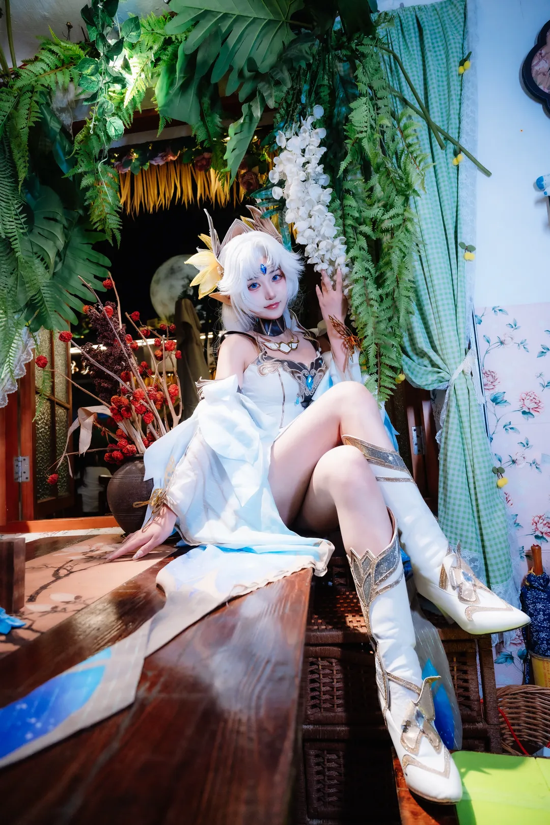 王者榮耀, 貂蟬cos, cosplay日常, 吉林市探店, 庭院風寫真