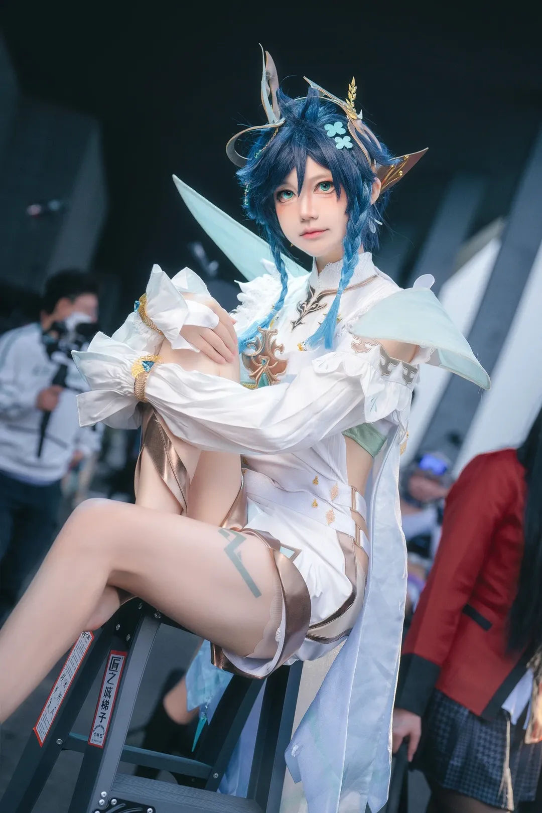 原神, コスプレ, イベント写真, エルフ耳コスプレ, ウェンティ コスプレ - 3枚目